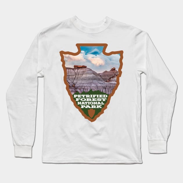Petrified Forest National Park arrowhead Long Sleeve T-Shirt by nylebuss